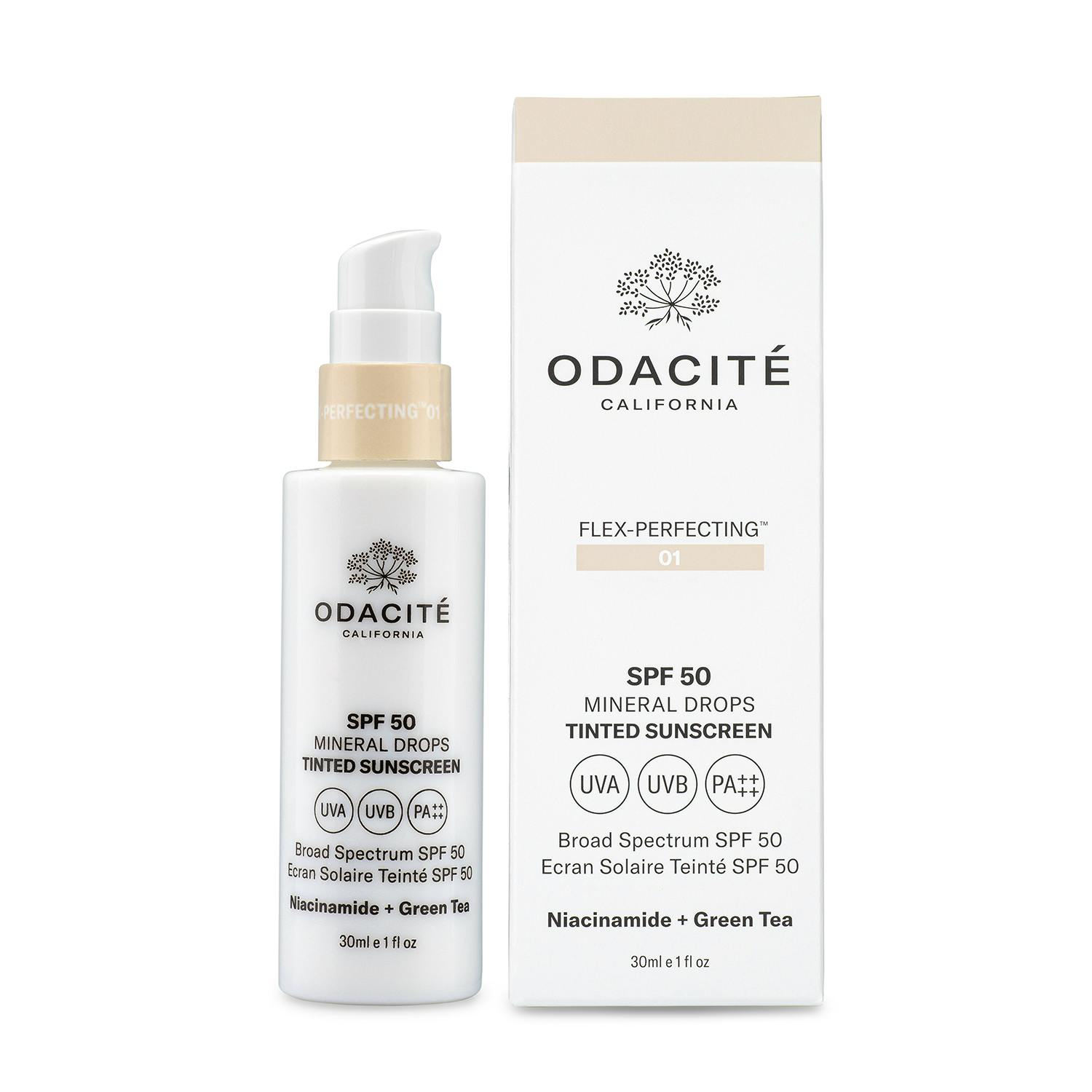 Odacit&eacute; Flex-Perfecting SPF50 Tinted Sunscreen 01 30 ml