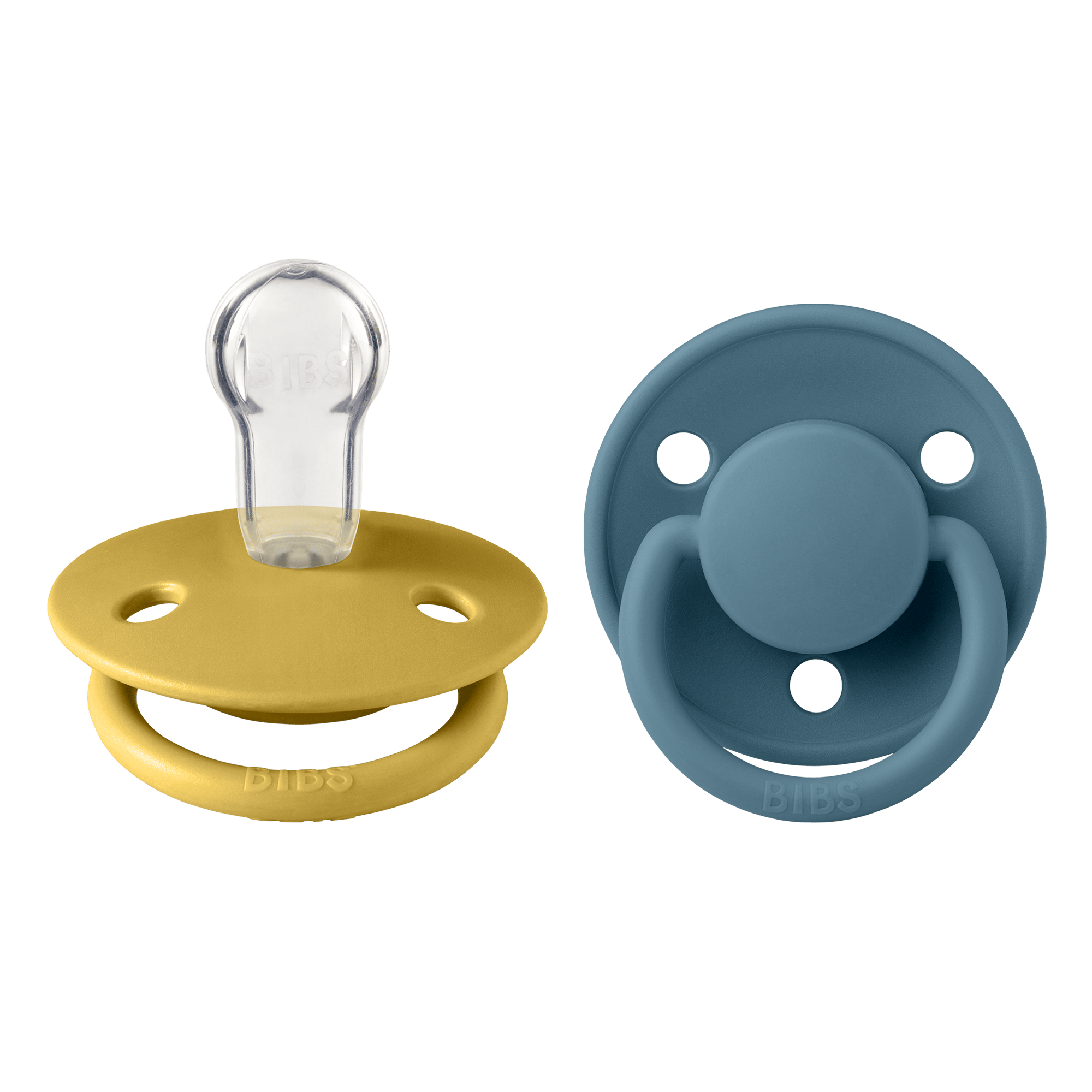 BIBS De Lux 2 PACK Silicone Onesize Mustard/Petrol 2 st