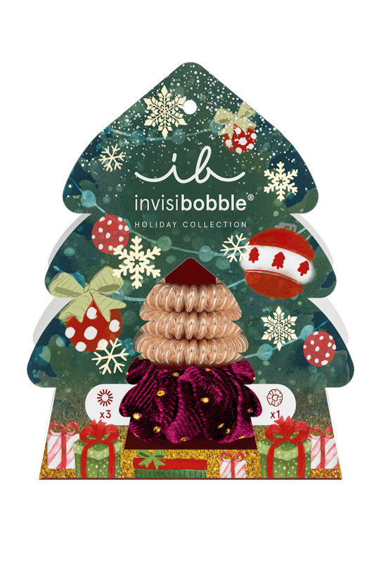 Invisibobble Holidays Good Things Come in Trees Set 4 st