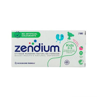 Zendium Kids 0-5 Years Red Fruit Toothpaste 2 x 50 ml