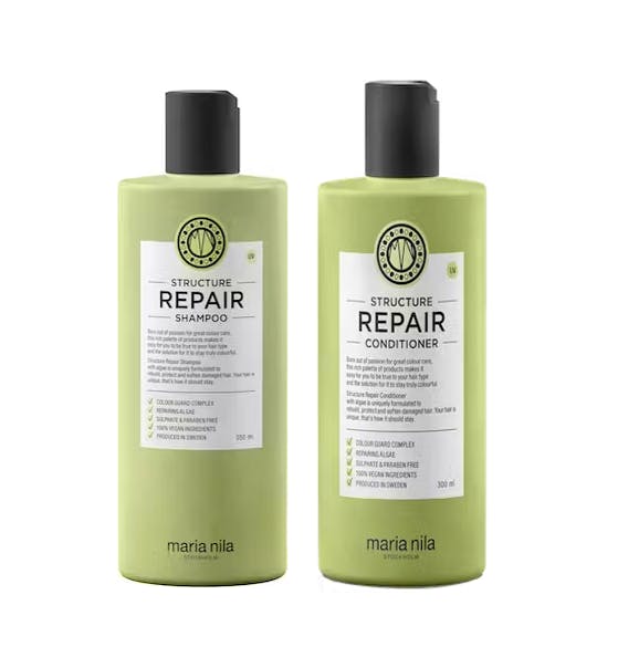 Maria Nila Structure Repair Shampoo & Conditioner 350 ml + 300 ml