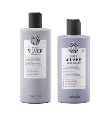 Maria Nila Sheer Silver Shampoo &amp; Conditioner 350 ml + 300 ml
