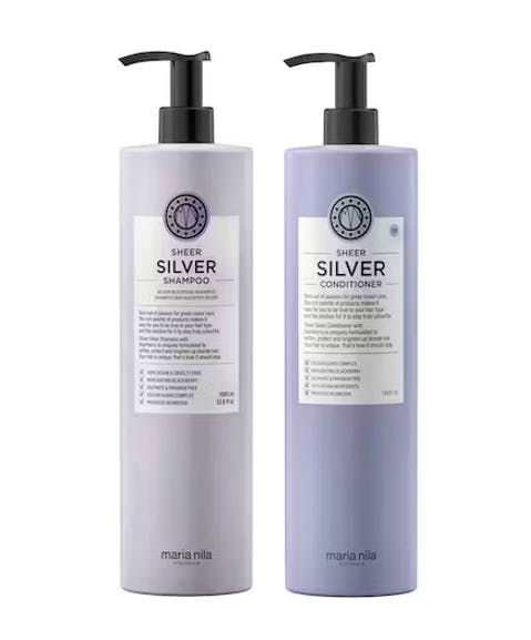Maria Nila Sheer Silver Shampoo & Conditioner 2 x 1000 ml