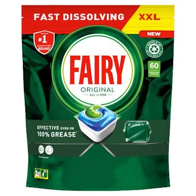 Fairy Original All In One Dishwasher Tablets 60 stk
