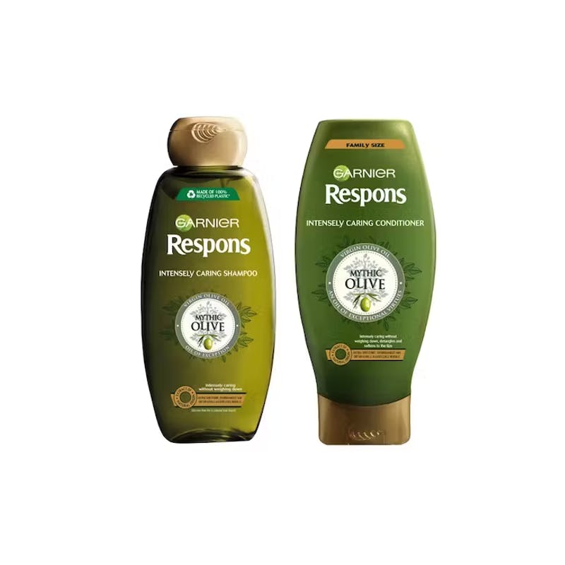 Garnier Respons Mythic Olive Shampoo &amp; Conditioner 2 x 400 ml