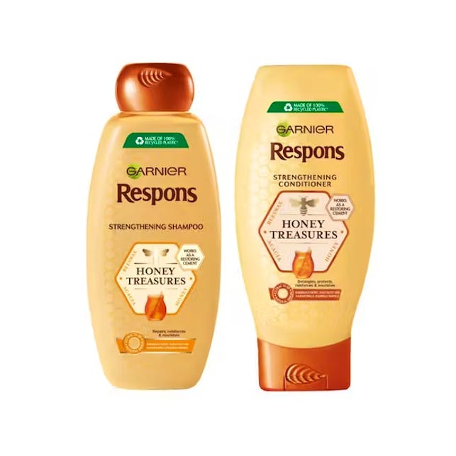 Garnier Respons Honey Treasure Shampoo & Conditioner 2 x 400 ml