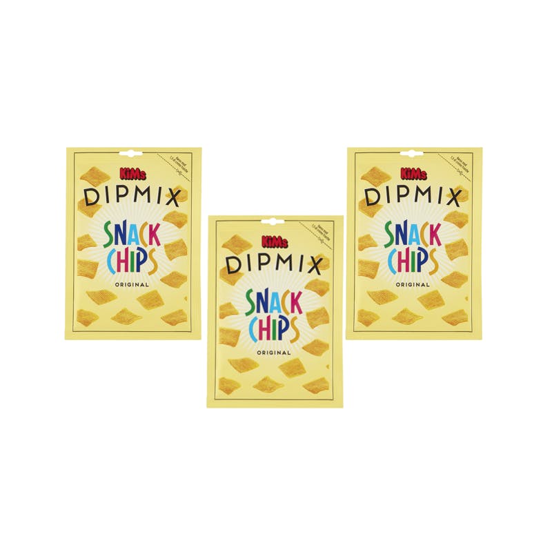 Kims Dip Mix Snack Chips 3 x 13 g