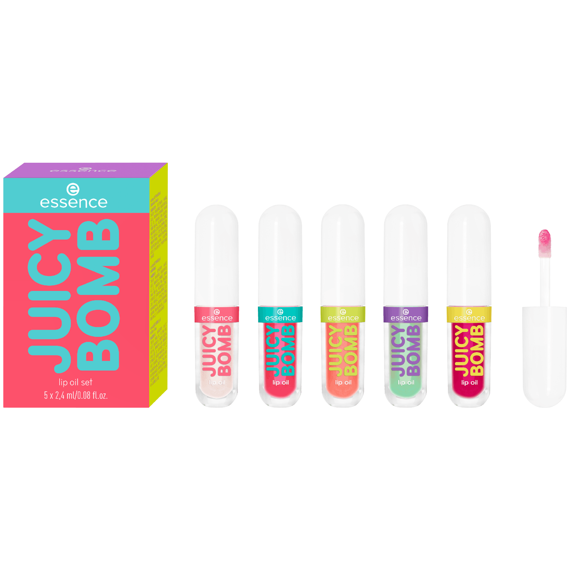 Essence Juicy Bomb Lip Oil Set 5 st 7.88 EUR luxplus.nl