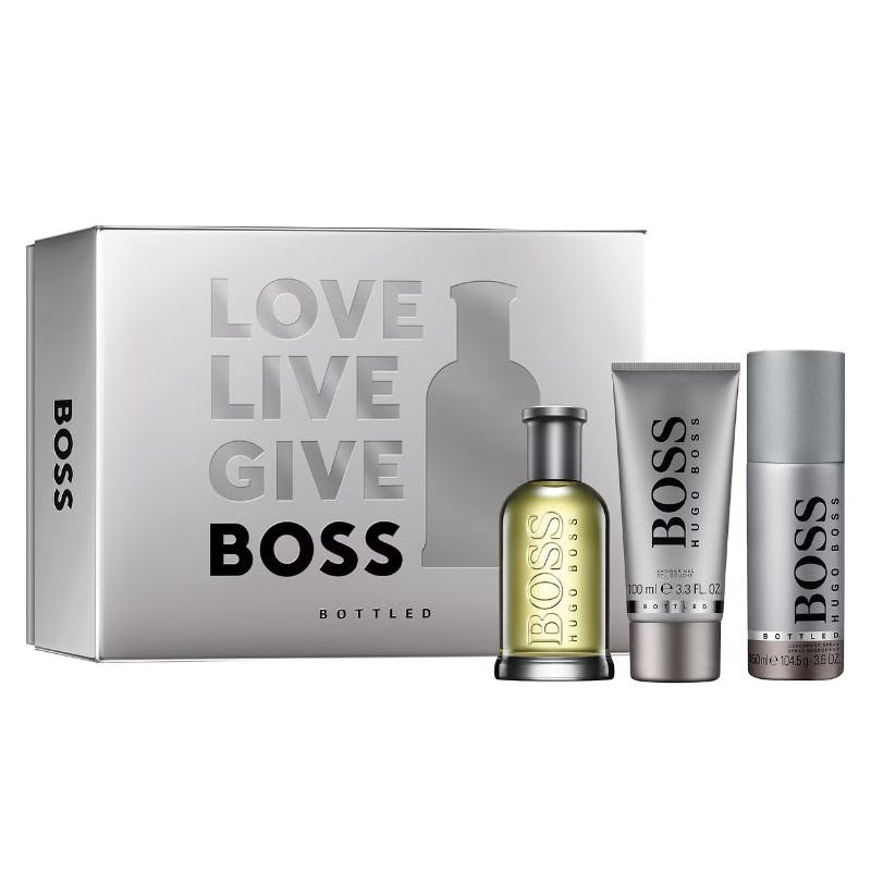 Hugo Boss Boss Bottled Set EDT &amp; Shower Gel &amp; Deospray 2 x 100 ml + 150 ml