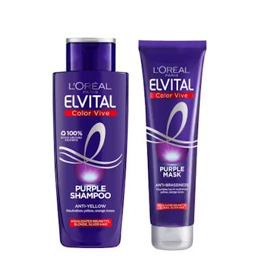L&#039;Oréal Paris Elvital Color Vive Purple Shampoo &amp; Mask 200 ml + 150 ml