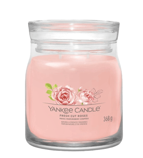 Yankee Candle Signature Medium Jar Fresh Cut Roses 368 g