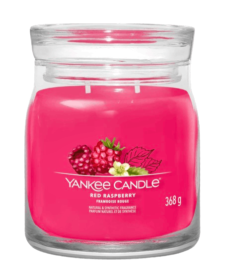 Yankee Candle Signature Medium Jar Red Raspberry 368 g