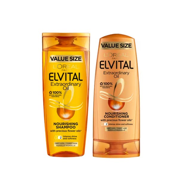 L'Or&eacute;al Paris Elvital Extraordinary Oil Precious Flower Oils Shampoo & Conditioner 2 x 400 ml