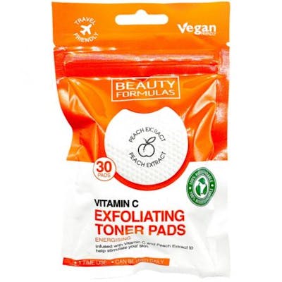 Beauty Formulas Vitamin C Exfoliating Toner Pads 30 kpl