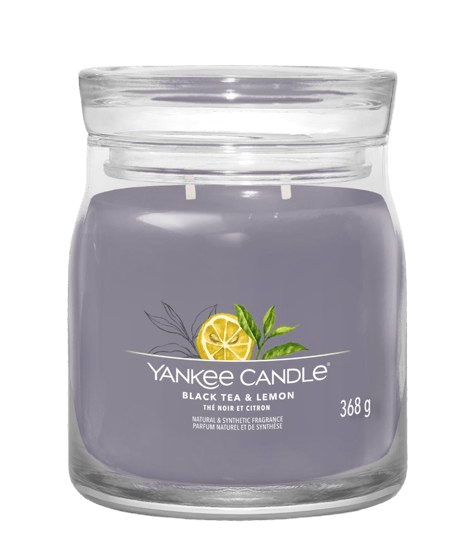 Yankee Candle Signature Medium Candle Black Tea & Lemon 368 g