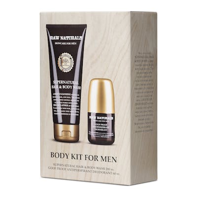 Raw Naturals Body Kit For Men 60 ml + 200 ml