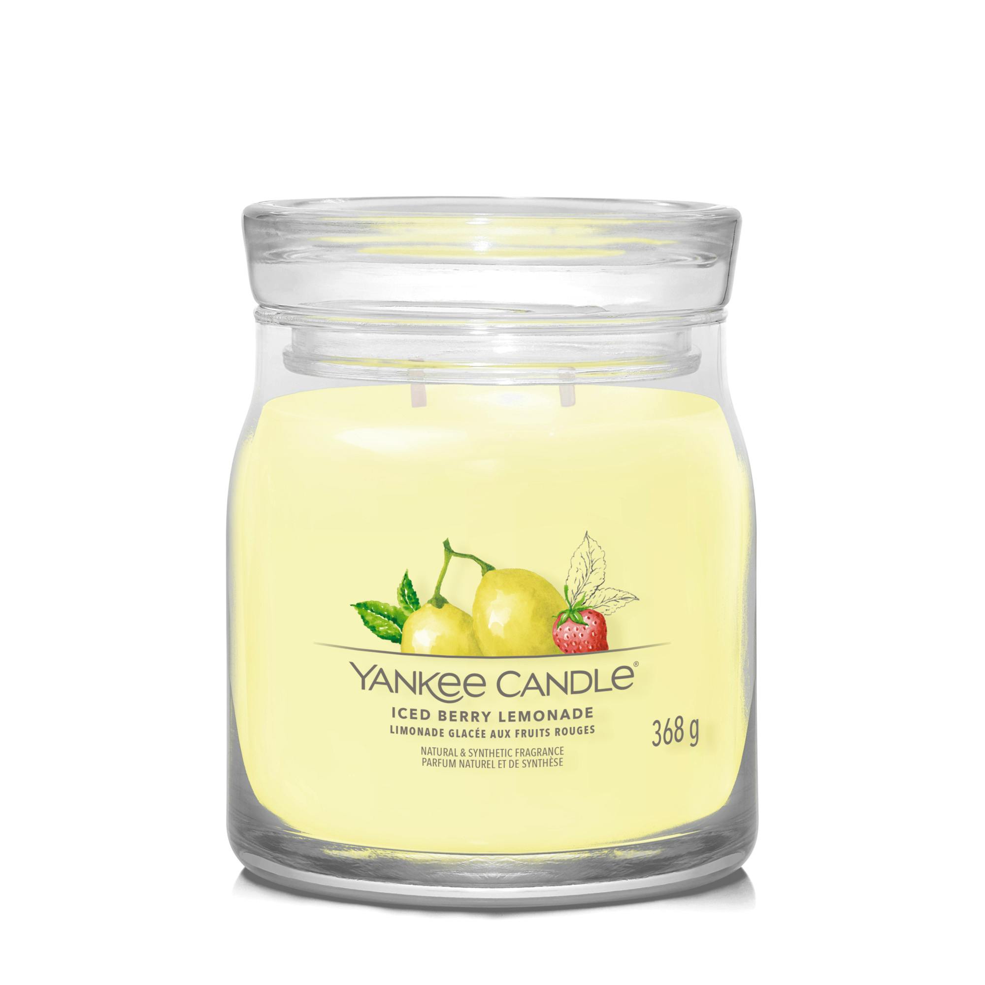 Yankee Candle Signature Medium Jar Iced Berry Lemonade 368 g