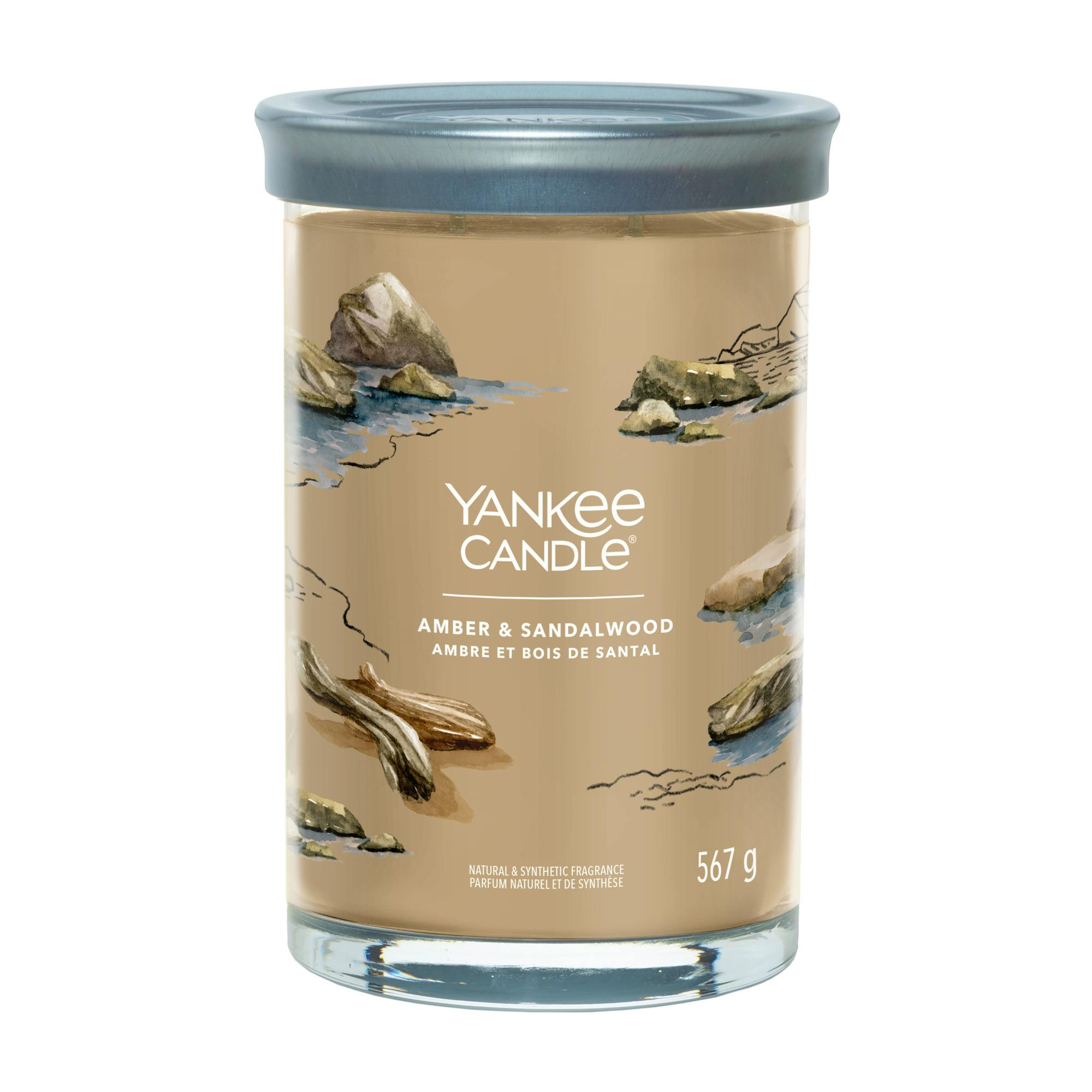 Yankee Candle Signature Large Tumbler Amber & Sandalwood 567 g