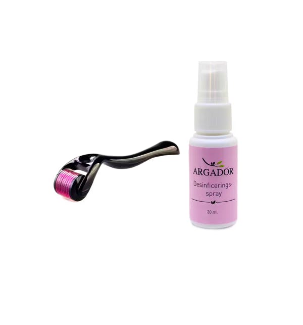 Argador Derma Roller 540 0,5 mm & Disinfecting Spray 1 pcs + 30 ml