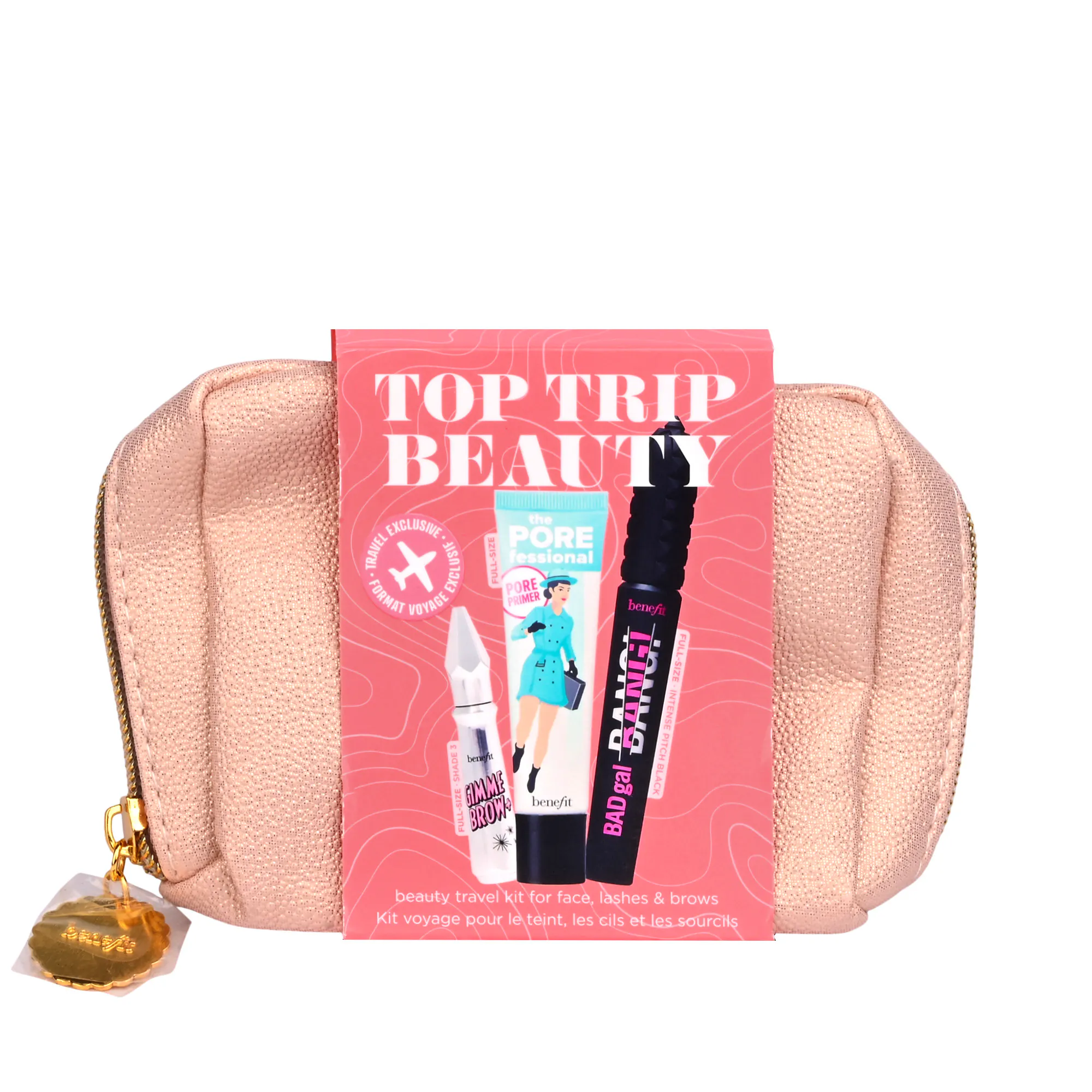 Benefit Top Trip Beauty Make-up Set 22 ml + 8,5 g + 1 st