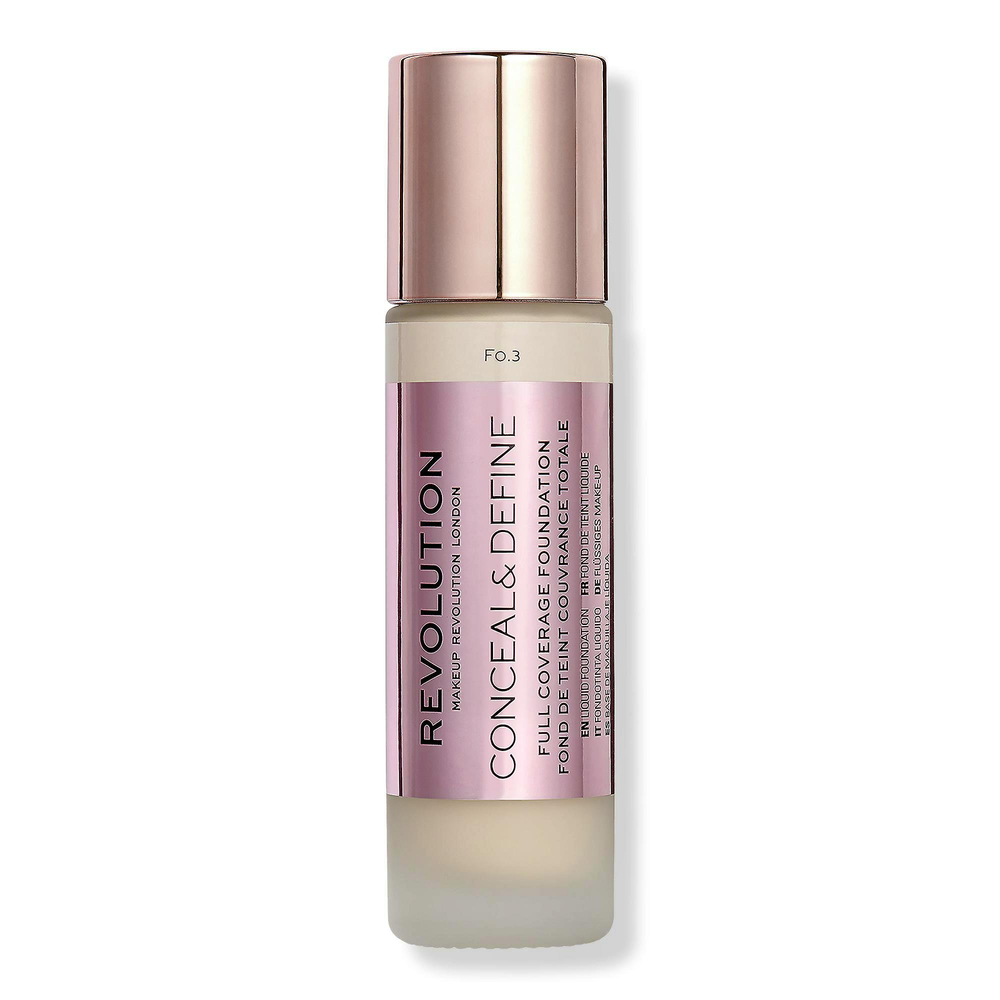 Revolution Conceal & Define Foundation F0.3 28 g