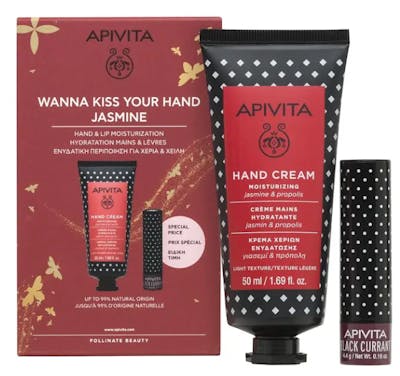 Apivita Wanna Kiss Your Hand Jasmine Gift Set 50 ml + 4 g