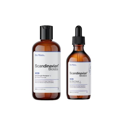 Scandinavian Biolabs Hair Strength Shampoo &amp; Bio-Pilixin Hair Activation Serum For Men 100 ml + 250 ml