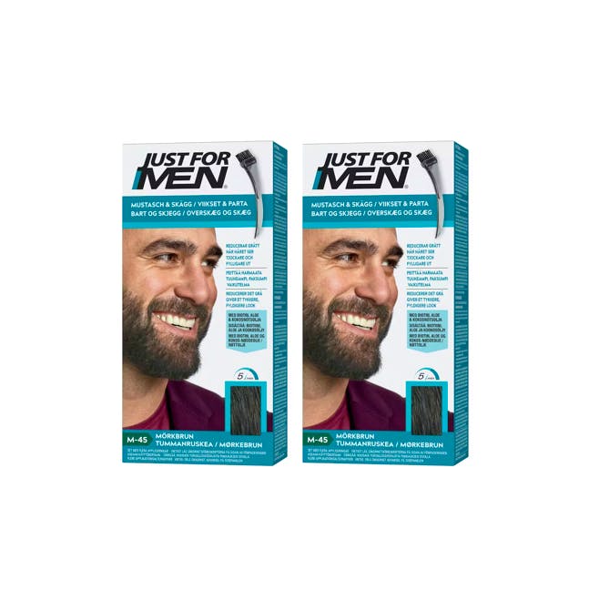 Just For Men Moustache & Beard M-45 Dark Brown 2 x 55 g