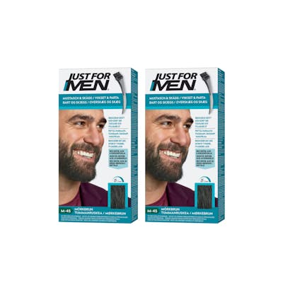 Just For Men Moustache &amp; Beard M-45 Dark Brown 2 x 55 g