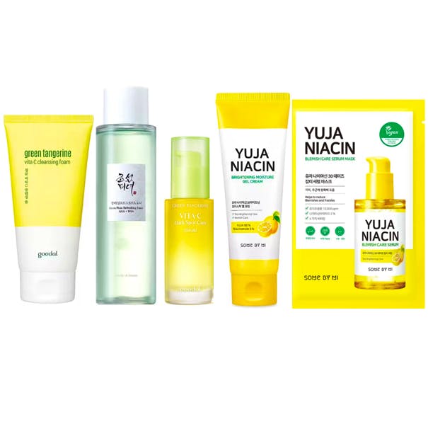 Luxplus K-Beauty Set: Routine For Dark Spots 150 ml + 150 ml + 100 ml + 50 ml + 1 st