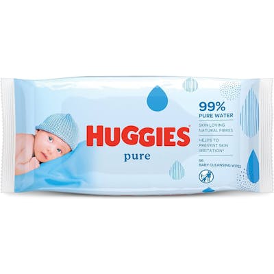 Huggies Baby Wipes Pure 56 kpl
