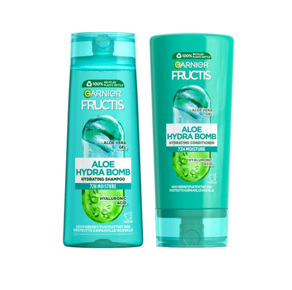 Garnier Fructis Aloe Hydra Bomb Shampoo & Conditioner 250 ml + 200 ml
