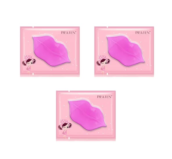 Pilaten Collagen Lip Mask Pink Crystal Jelly 3 st