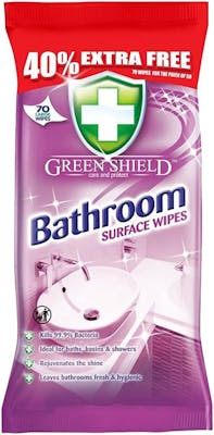 Green Shield Bathroom Surface Wipes 70 pcs