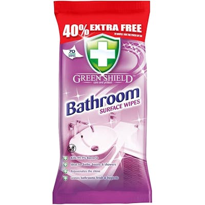 Green Shield Bathroom Surface Wipes 70 st