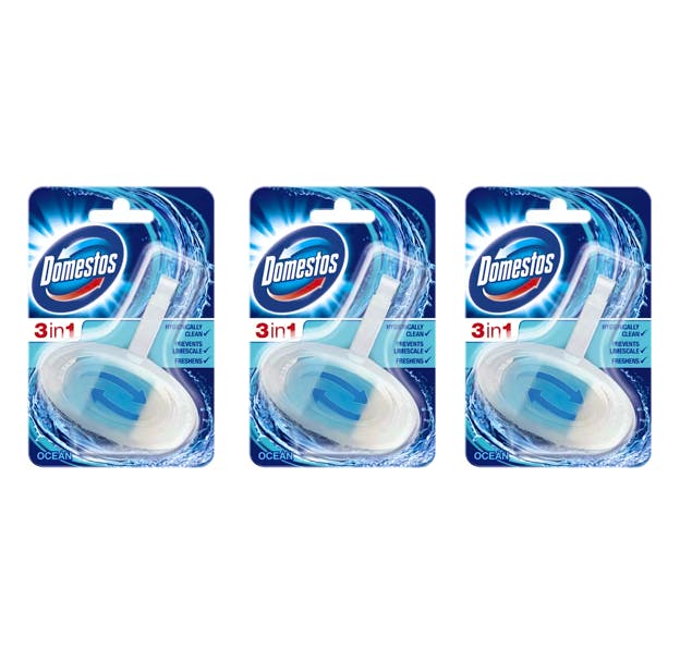 Domestos 3in1 Toiletblok Ocean 3 stk