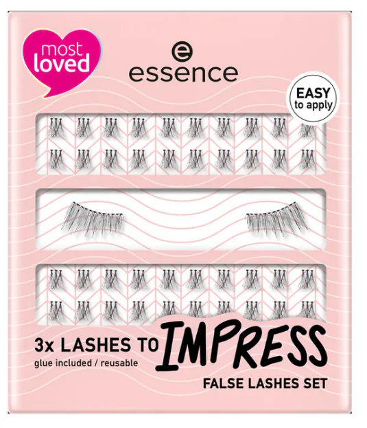 Essence LASHES TO IMPRESS False Lashes Set 01 3 pairs