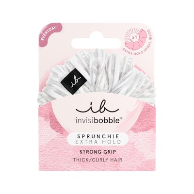 Invisibobble Sprunchie Extra Hold Pure White 1 stk