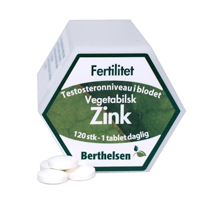 Berthelsen Zink 20 mg 120 tabletter