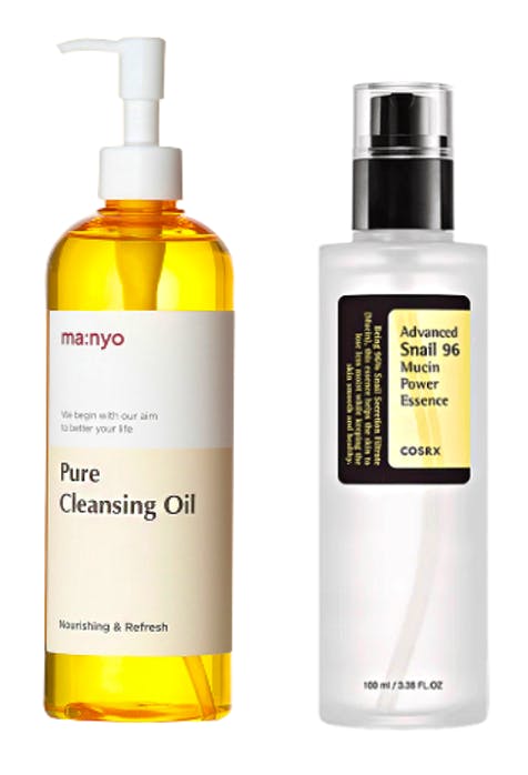 Luxplus Cosrx Advanced Snail 96 Mucin Power Essence & Manyo Pure Cleansing Oil 100 + 200