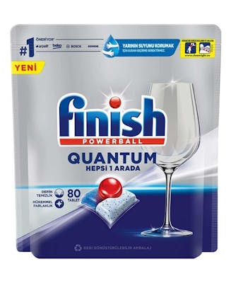 Finish Powerball Quantum Dishwasher Tablets 80 kpl