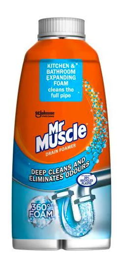 Mr. Muscle Kitchen & Bathroom Drain Foamer 500 ml