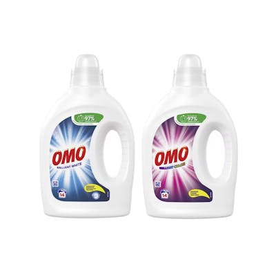 Omo Liquid Detergent White &amp; Color 2 x 700 ml