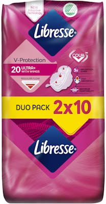 Libresse Ultra Thin Normal with Wings Duo 20 st
