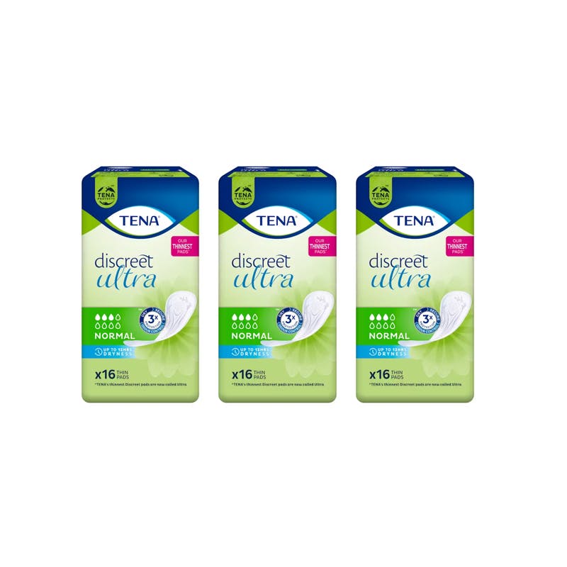 Tena Discreet Ultra Normal 3 x 16 stk
