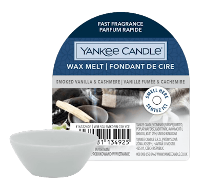 Yankee Candle Single Wax Melts Smoked Vanilla &amp; Cashmere 22 g