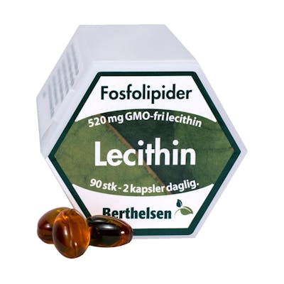 Berthelsen Lecitin 520 mg 90 kapslar