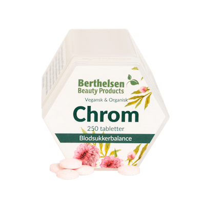Berthelsen Chrom 62,5 mcg - Vegetabilsk 250 tabletter