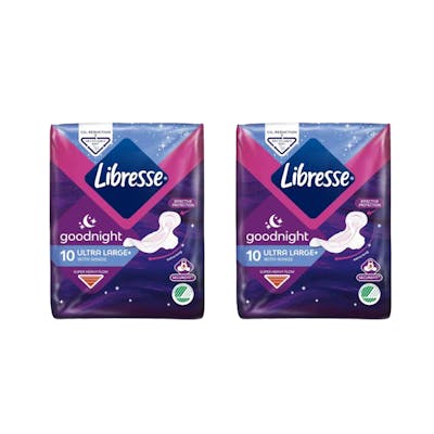 Libresse Goodnight Ultra Thin with Wings 2 x 10 pcs