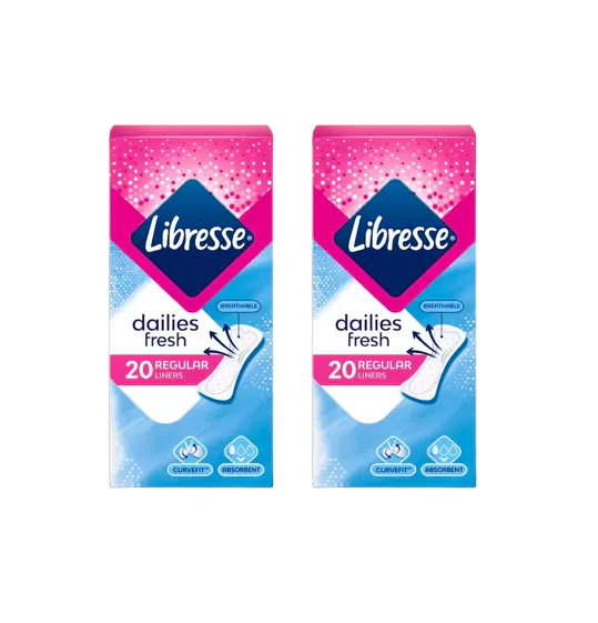 Libresse Normal Curve Fit Daily Liners 2 x 20 pcs